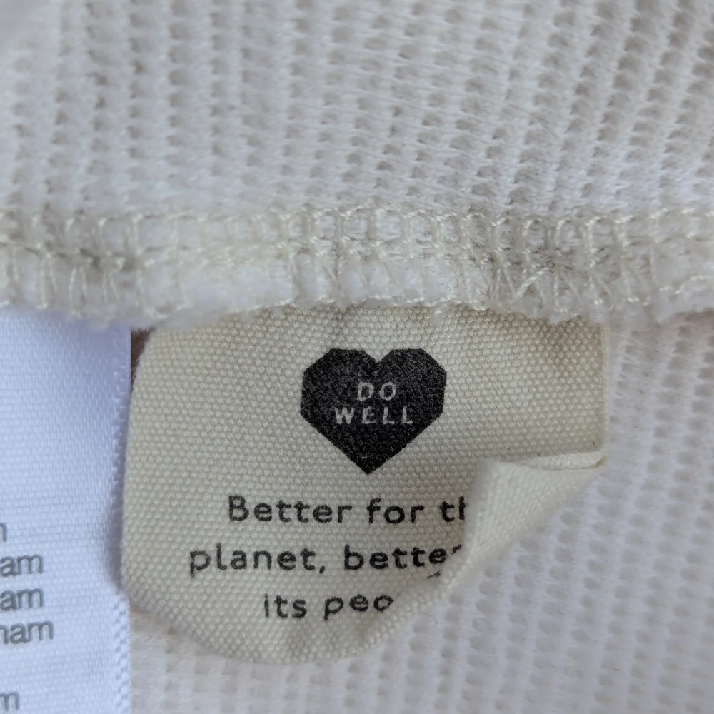 Madewell Cream Tie-Strap Tank Top